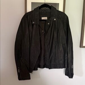 Women's Black Leather Jacket